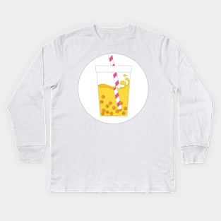 Happy Boba 2 Kids Long Sleeve T-Shirt